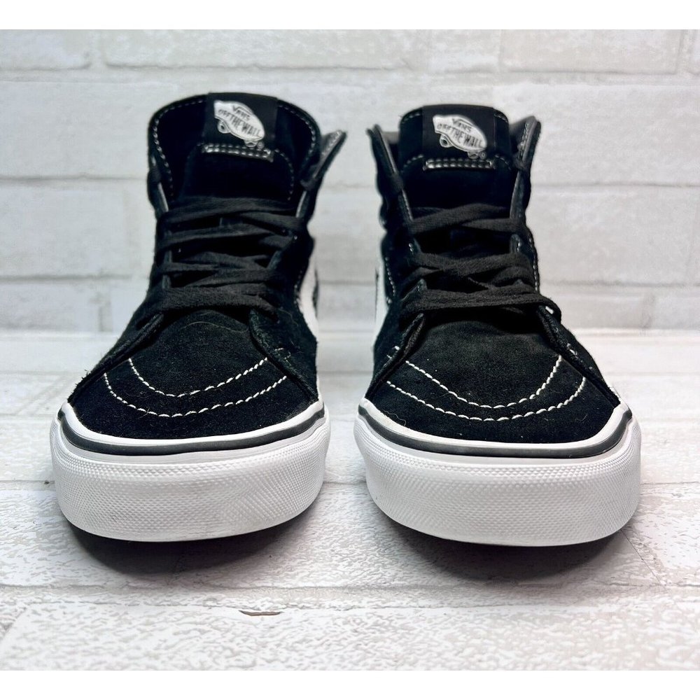 Vans sk8 Hi Skulls Sneaker 508731 Mens 7.5 Black White - Picture 3 of 9